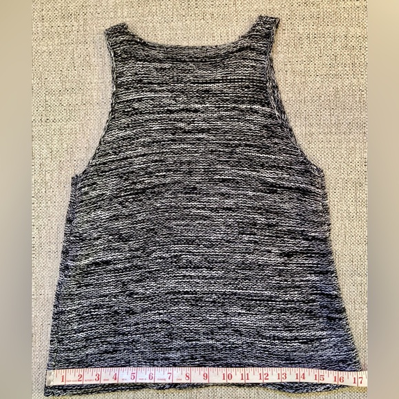 NWT Sanctuary Black/White Woven Knit Tank Size Small - Picture 5 of 5